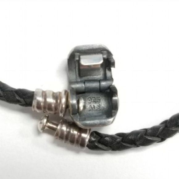 Authentic PANDORA Black Leather Starter Br… - Picture 3 of 3